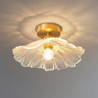 American Style Semi Flush Mount Light Traditional for Living Room