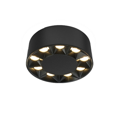Cylinder Ceiling Mount Light Fixture Contemporary for Living Room