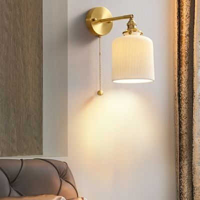 Minimalism Basic Flush Mount Wall Sconce Elegant for Bedroom