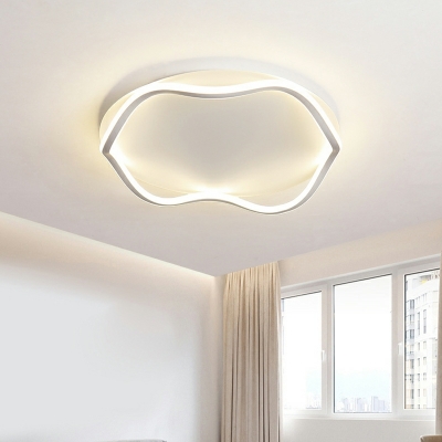 Modern Minimalist Cloud-shaped LED Ceiling Lamp for Bedroom and Living Room