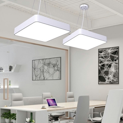 Square Hanging Pendant Light Simplicity Basic for Office