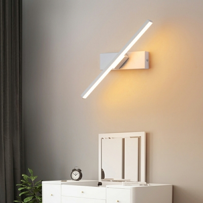 1 Light Contemporary Style Linear Shape Metal Wall Mounted Light Fixture