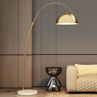 American Style Minimalist Wrought Iron Floor Lamp for Bedroom and Living Room