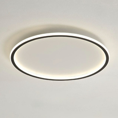 Contemporary Ceiling Mount Light Fixture Linear Basic for Bedroom