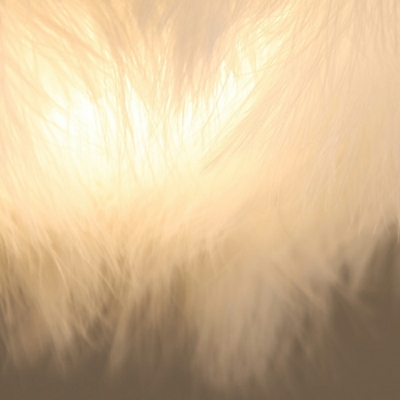 Feather Chandelier Pendant Light Modern Elegant White for Bedroom