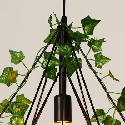 Industrial Style Creative Personality Plant Hanging Lamp for Bar Restaurant Decoration