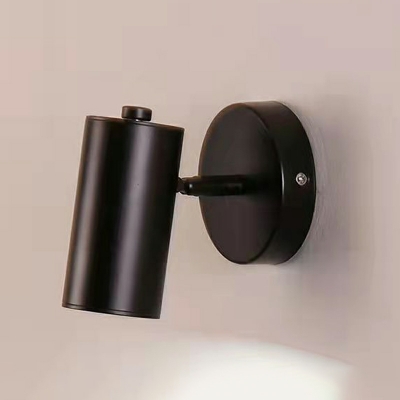 Metal Drum Wall Mounted Reading Lights Contemporary Basic for Bedroom