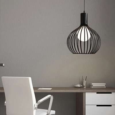 1 Light Loft Style Geometric Shape Metal Pendant Lighting Fixtures