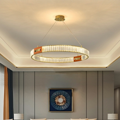 2 Light Minimalist Style Circle Shape Metal Ceiling Pendant Light