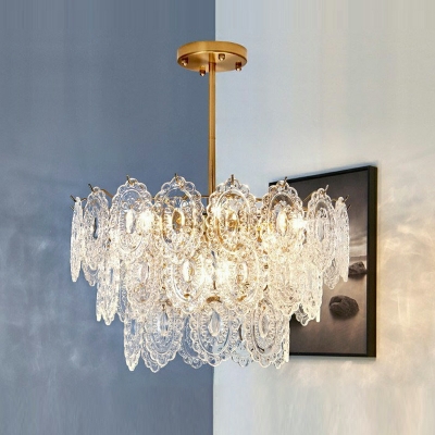 French Medieval Style Crystal Glass Chandelier for Living Room and Dining Room