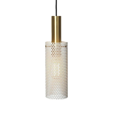 Metal Cylindrical Pendant Lighting Fixtures Simple for Dinning Room