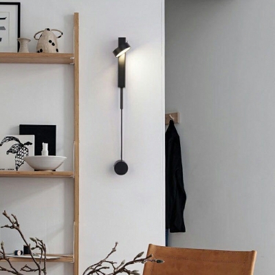 Minimalism Wall Mounted Lights Adjustable LED Metal for Bedroom