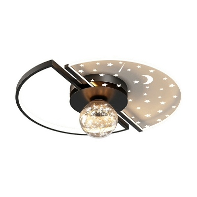 Nordic Minimalist LED Starry Sky Acrylic Ceiling Lamp for Bedroom
