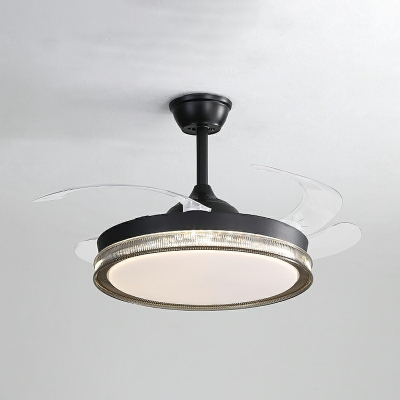 Flush Mount Fan Lamps Modern Style Acrylic  Led Flush Mount for Living Room