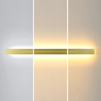 LED Linear Metal Sconce Light Fixtures Modern for Living Room