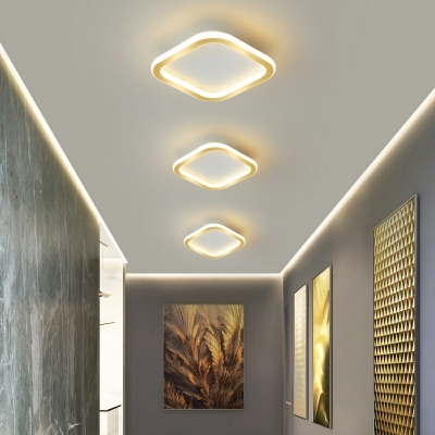 Minimalism Ceiling Mount Chandelier LED Linear for Kid's Room