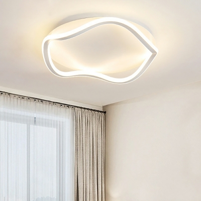 Modern Minimalist Cloud-shaped LED Ceiling Lamp for Bedroom and Living Room