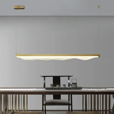 1 Light Minimalist Style Geometric Shape Metal Island Lighting Fixtures
