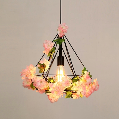 Industrial Style Creative Personality Plant Hanging Lamp for Bar Restaurant Decoration