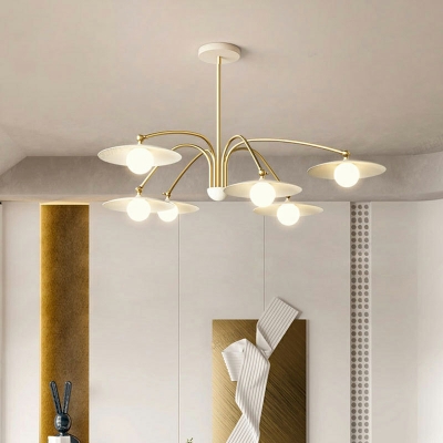 Minimalism Metal Chandelier Lighting Fixtures Basic for Living Room
