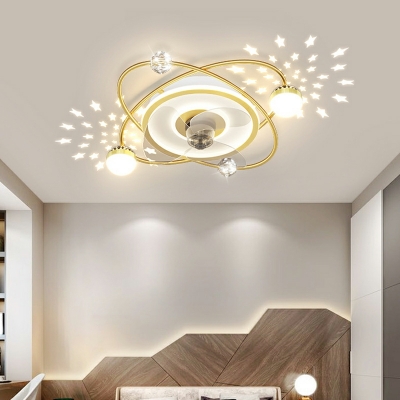 6 Light Kids Style Geometric Shape Metal Ceiling Flush Mount Lights