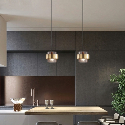 Glass Material Pendant Lights Contemporary Style Ceiling Pendant Light for Living Room