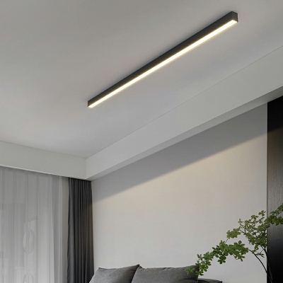 LED Linear Ceiling Mount Chandelier Contemporary for Kid's Room