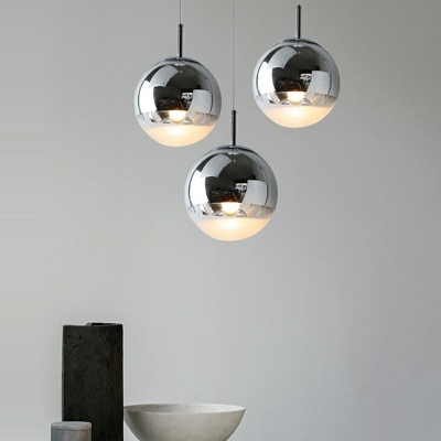 Nordic Creative Spherical Design Art Glass Hanging Lamp for Bar and Restaurant