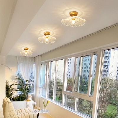American Style Semi Flush Mount Light Traditional for Living Room