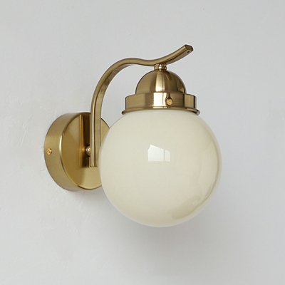 Industrial Glass Wall Mounted Light Fixture Vintage for Living Room