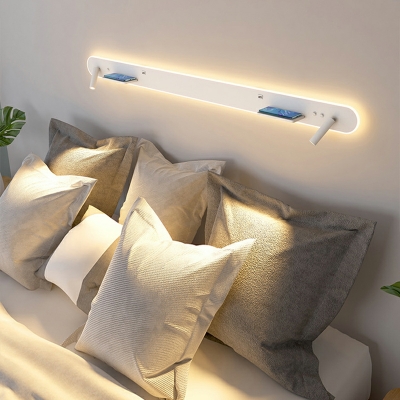 LED Wall Mounted Reading Lights White Minimalism Metal for Bedroom
