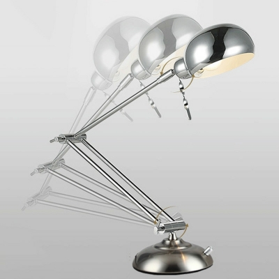 Metal Minimalism Nightstand Lamp Dome Basic for Living Room