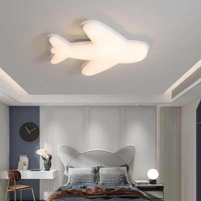 Modern Creative Cartoon Airplane LED Airplane Ceiling Light for Kids Room and Bedroom