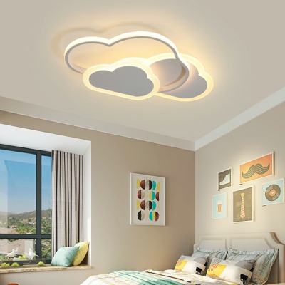 Modern Creative Macaron Color LED Ceiling Lamp for Children's Room