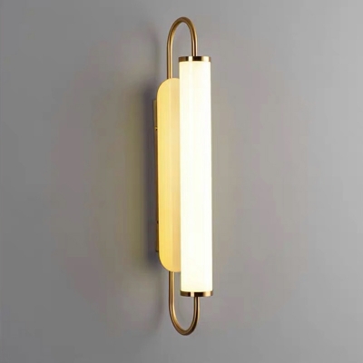 1 Light Nordic Style Cylinder Shape Metal Flush Mount Wall Sconce