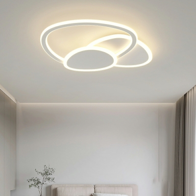 3 Lights Nordic Style Geometric Shape Metal Ceiling Flush Mount Lights