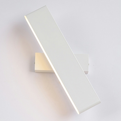 Minimalism LED Wall Mounted Light Fixture Linear Adjustable for Bedroom