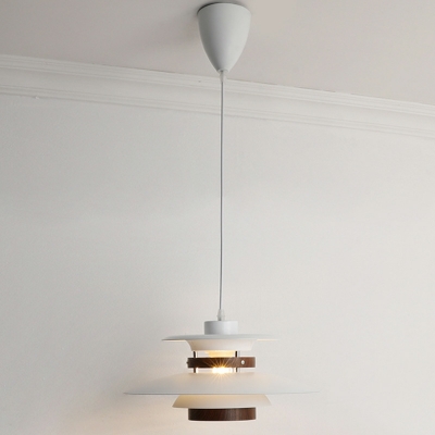 1 Light Contemporary Style Cone Shape Metal Ceiling Pendant Light