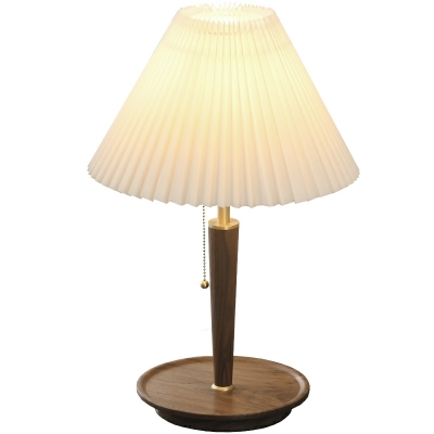 1 Light Contemporary Style Cone Shape Metal Empire Table Lamp
