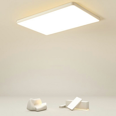1 Light Nordic Style Geometric Shape Metal Ceiling Flush Mount Lights