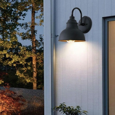 American Simple Iron Art Wall Light Waterproof for Garden and Balcony