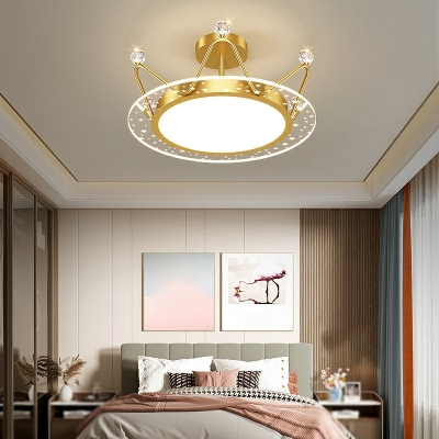 Metal Flush Mount Ceiling Light Fixtures Nordic Style for Living Room