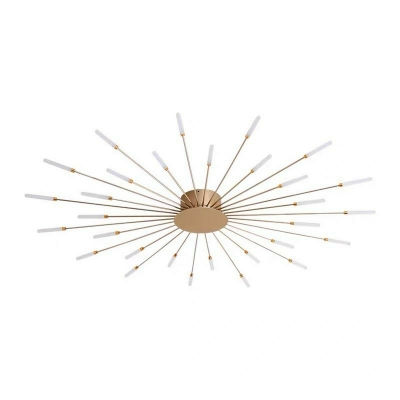 Minimalism Flush Mount Ceiling Light Fixtures LED Sputnik for Living Room