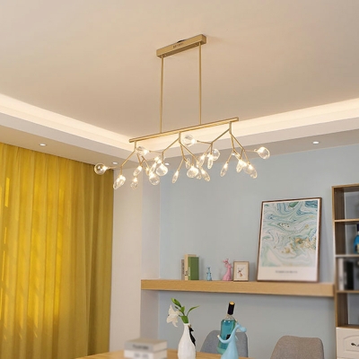 Elegant Island Chandelier Lights Minimalism for Dinning Room