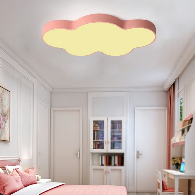 Macaron Metal Flush Mount Ceiling Light Fixtures LED for Kid's Room