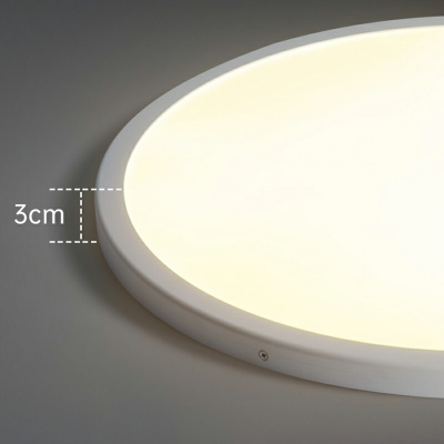 Minimalist Aluminum Ultra-thin Ceiling Lamp LED Soft Light for Bedroom and Study