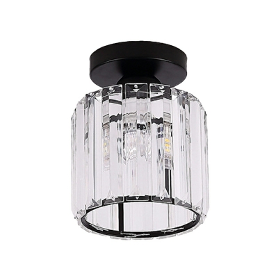 American Small Creative Crystal Ceiling Light Fixture for Corridor and Balcony
