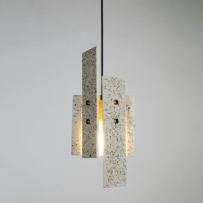 Contemporary Hanging Pendnant Lamp Nordic Style Stone for Living Room