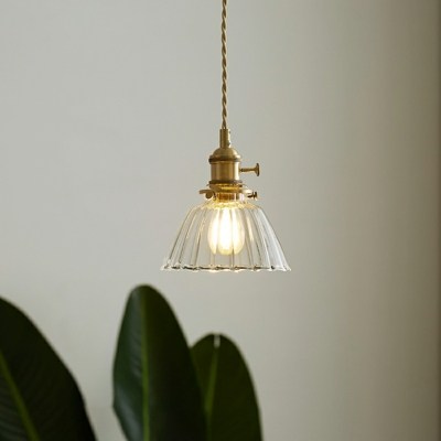 Industrial Glass Ceiling Suspension Lamp Vintage for Living Room