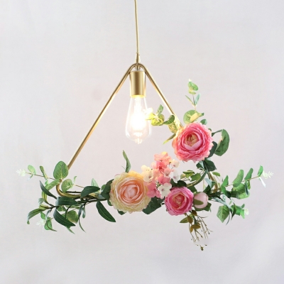Industrial Style Creative Plant Decoration Hanging Lamp for Restaurants and Bars
